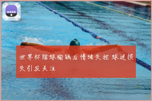 世界杯赌球输钱后情绪失控 球迷损失引发关注